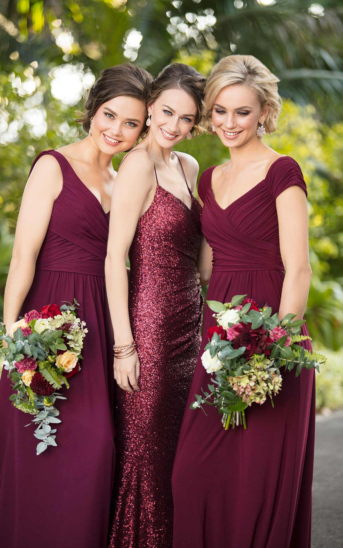 CLASSIC CHIFFON V-NECK BRIDESMAID DRESS - I Do Bridal & Formal Mobile,  Alabama Montgomery AL